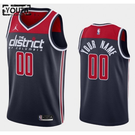 Kinder NBA Washington Wizards Trikot Benutzerdefinierte Jordan Brand 2020-2021 Statement Edition Swingman